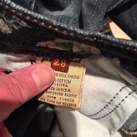 Seven for All Man Kind sparkle pocket HOT denim 28 - Picture 5 of 11